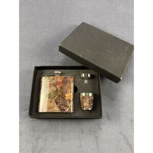 Camo Flask Set 6 oz. Stainless Steel